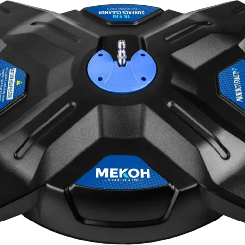 16.5" Pressure Washer Surface Cleaner, Lightweight Driveway Attachment with 4 Wheels, Universal for Gas & Electric Power Washers