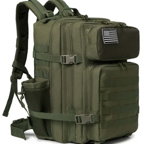45L tactical backpack for outdoor sports hiking climbing travel with bottle holder travel backpacks camping gear for women/men